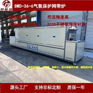 氣氛保護網帶爐 壓敏電阻燒銀爐 網帶退火爐