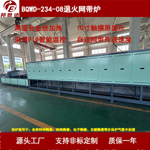 電子漿料烘干網帶爐 高溫連續式網帶爐 滲碳網帶熱處理爐